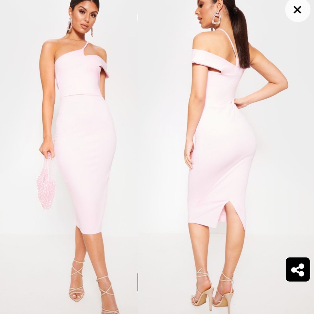 Light Pink Midi dress NWT